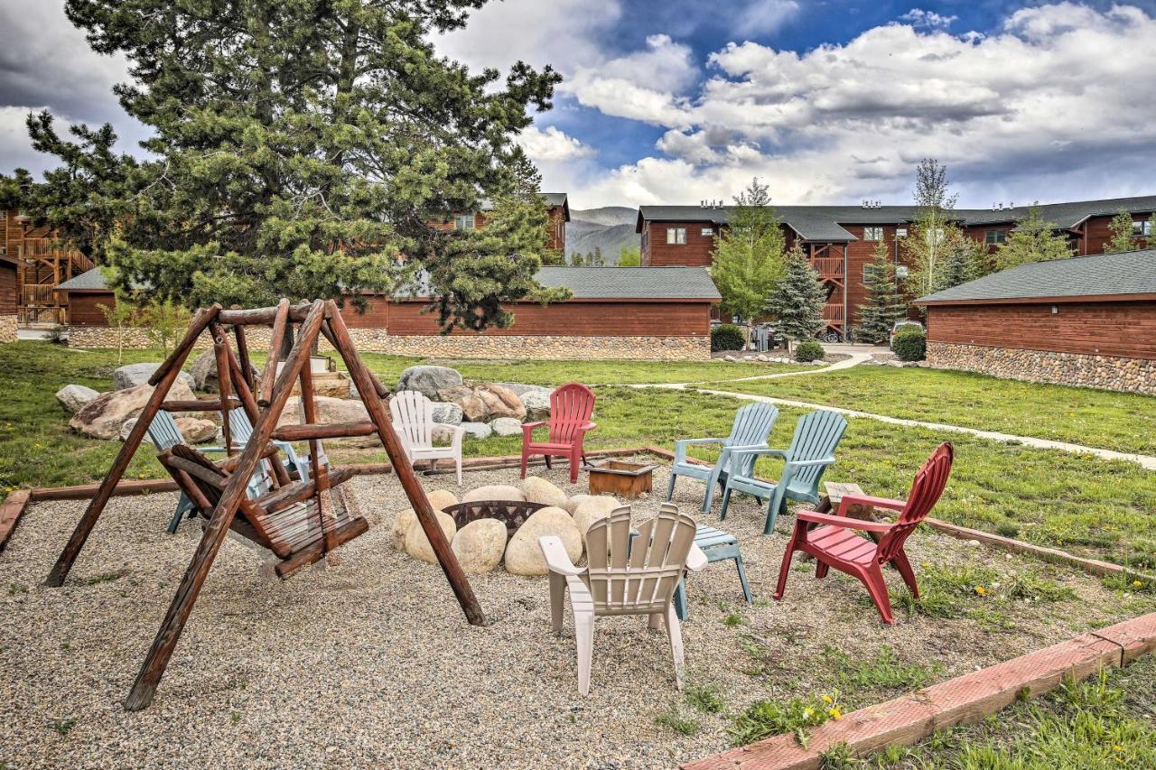Mountain-View Condo With Deck Walk To Grand Lake Exterior foto